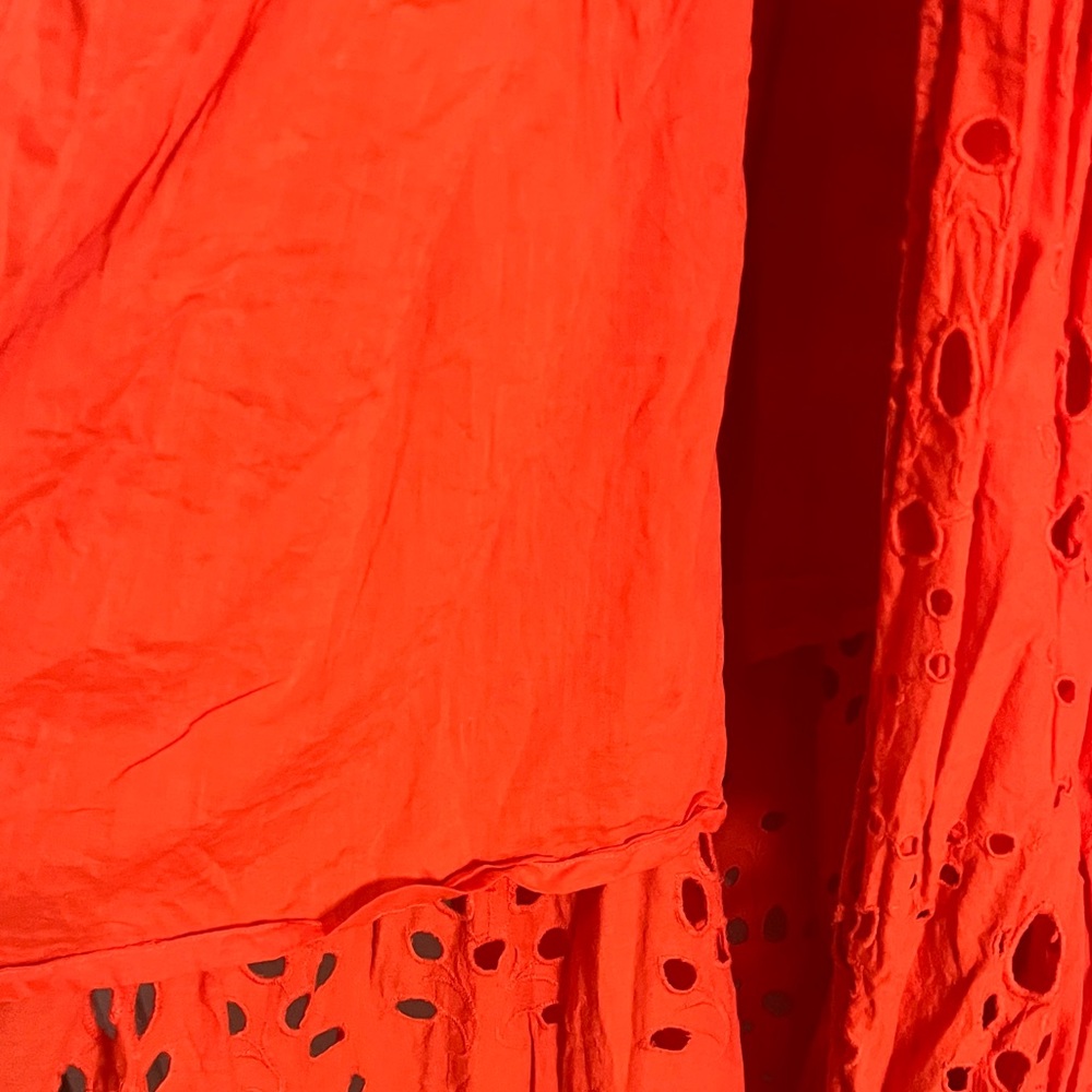 ASOS Vibrant Orange Long Sleeve Dress - Picture 9 of 12